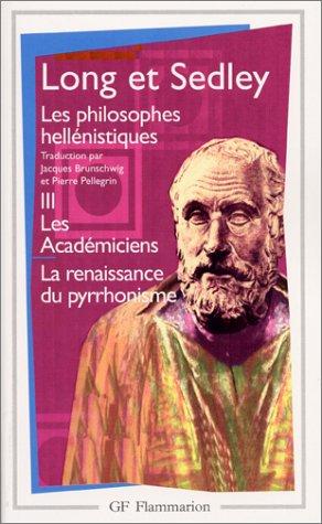 The Hellenistic philosophers
