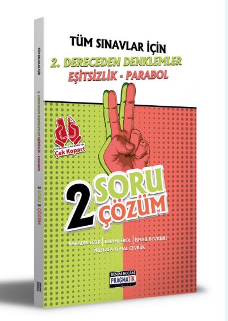 Tüm Sınavlar İçin 2. Dereceden Denklemler - Eşitsizlik - Parabol 2 Soru 2 Çözüm Fasikülü