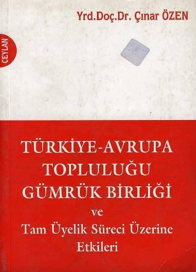 Türkiye-Avrupa Topluluğu Gümrük Birliği ve Tam Üyelik Süreci Üzerine Etkileri