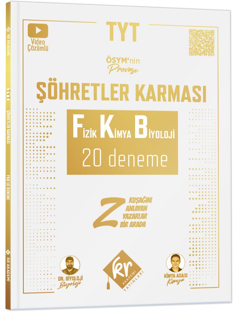 TYT Şöhretler Karması Fizik Kimya Biyoloji FKB 20 Deneme