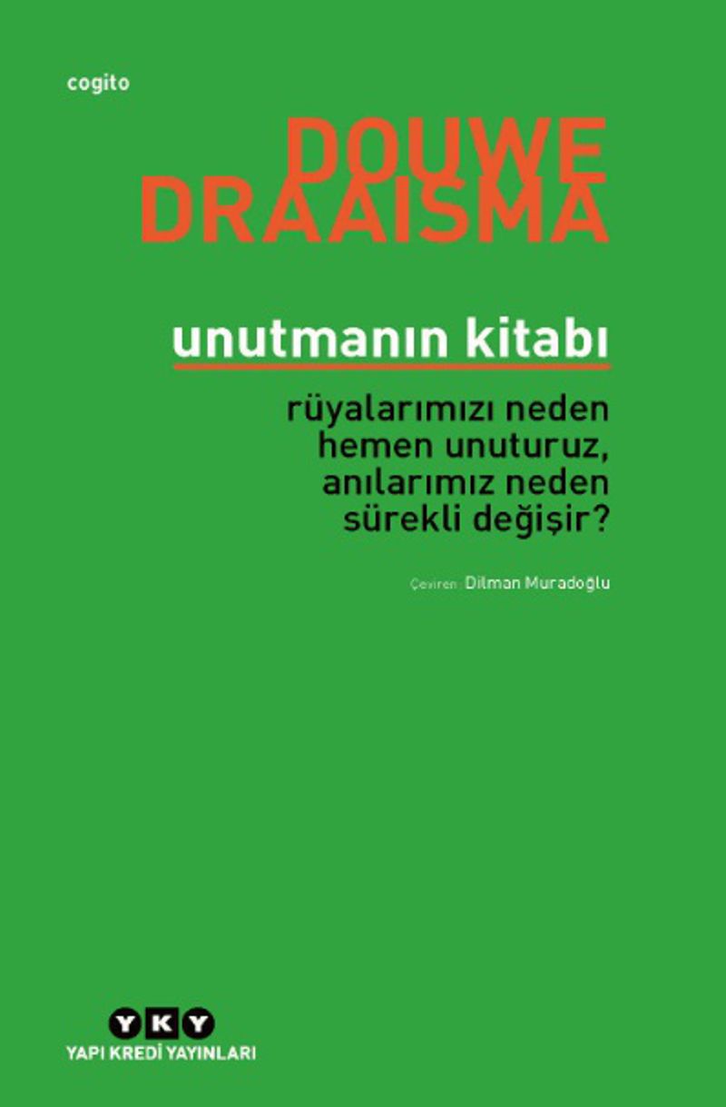 Unutmanın Kitabı  Rüyalarımızı Neden Hemen Unuturuz, Anılarımız Neden Sürekli Değişir?