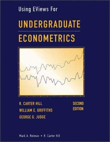 Using EViews for undergraduate econometrics